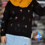 شومیز بافت ترک گلدوزی شده ماهرو