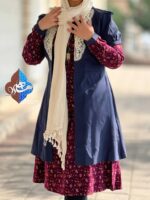 مانتو دو تیکه زنانه سنتی ماهرو بوشهر