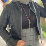 کت چرم کوتاه زنانه اورجینال ایتالیا ماهرو