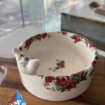 پیاله گلسرخی گنجشک ماهرو