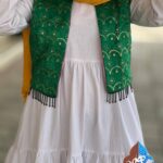ژیله تافته هند کار شده میله دوزی ماهرو