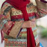کت تافته هندی تمتم کار شده گالری ماهرو
