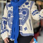 کت گلدوزی فوتر طرحدار گلدوزی شده ماهرو