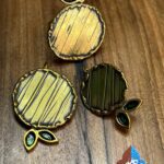 نیم ست برنج و برنز انگشتر و گوشواره ماهرو گالری