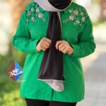شومیز سنگدوزی ترک طرح پری