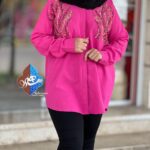 شومیز اورجینال ترک طرح شعله