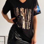 تيشرت اورجينال طرح گلد