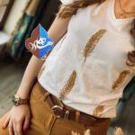 تیشرت ترک اورجینال پرطلایی