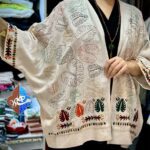 شومیز رویی اورجینال ترک طرح برگ انجیری