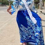 پیراهن مجلسی طرح اطلس