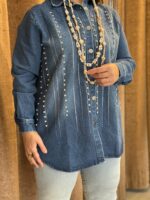 شومیز جین ترک - Image 5