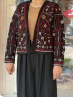 کراپ کت فوتر گل دوزی شده - Image 2