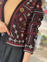 کراپ کت فوتر گل دوزی شده - Image 6