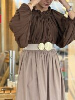 شومیز چین دار - Image 4