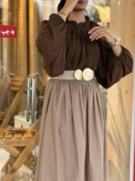 شومیز چین دار - Image 7