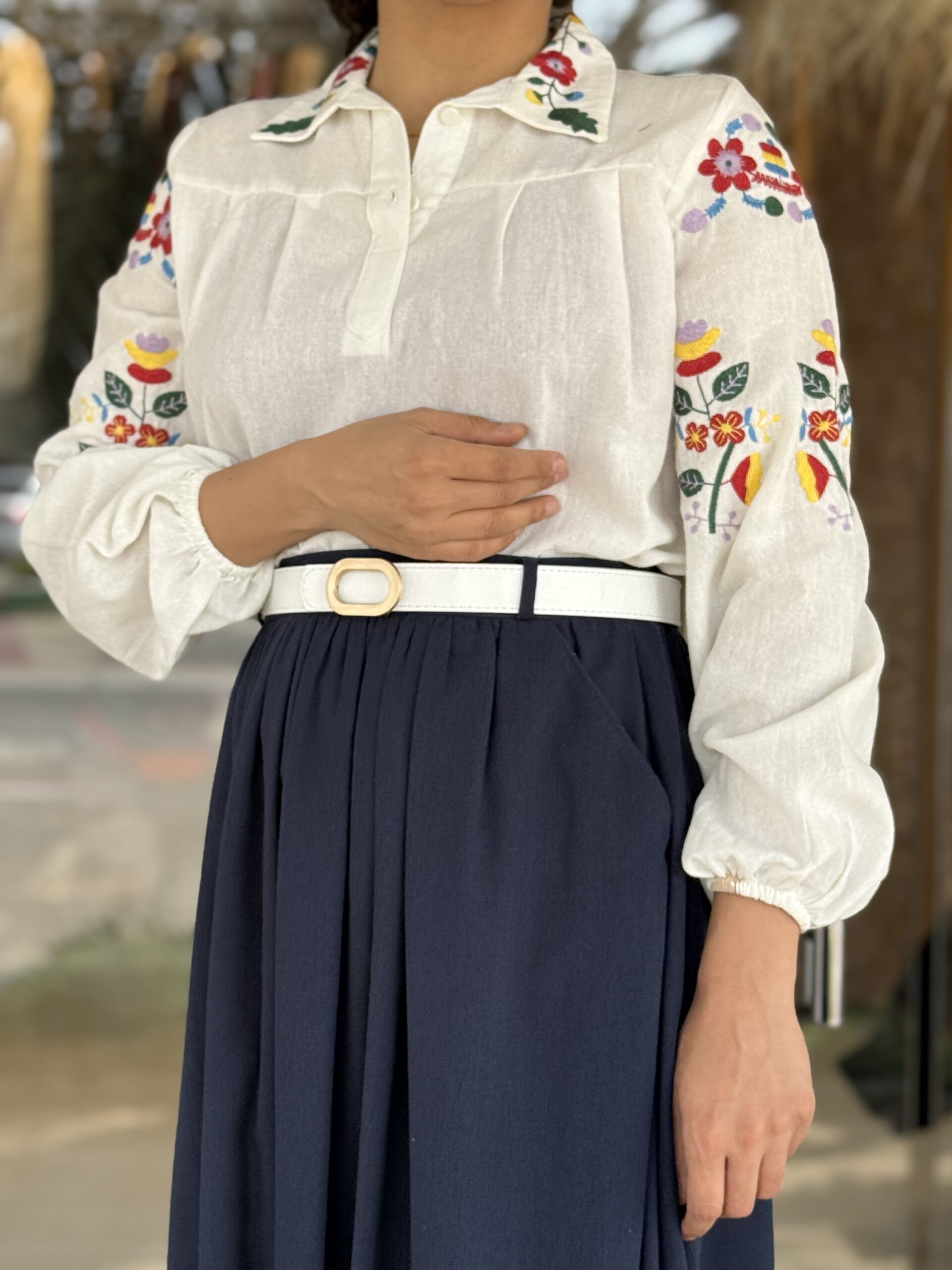 12349CB4-C03D-416F-B792-DA0E53DAD50A شومیز گلبرک - Image 1