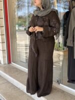 شومیز شلوار لینن ایتالیایی - Image 4