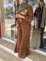 شومیز شلوار لینن ایتالیایی - Image 9