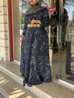 پیراهن سوپر کلوش لینن ایتالیایی لاله - Image 3