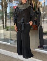 شومیز شلوار لینن ایتالیایی - Image 12