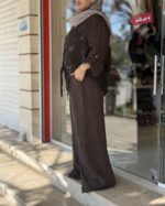 شومیز گره ای لینن ایتالیایی لیلی - Image 8
