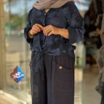 شومیز گره ای لینن ایتالیایی لیلی
