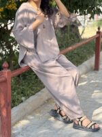 ست شومیز شلوار آلاله - Image 6