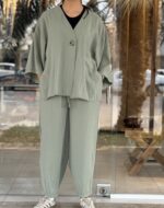 ست شومیز شلوار آلاله - Image 8