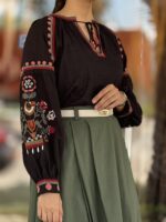 دامن پیلی دار نخی - Image 6