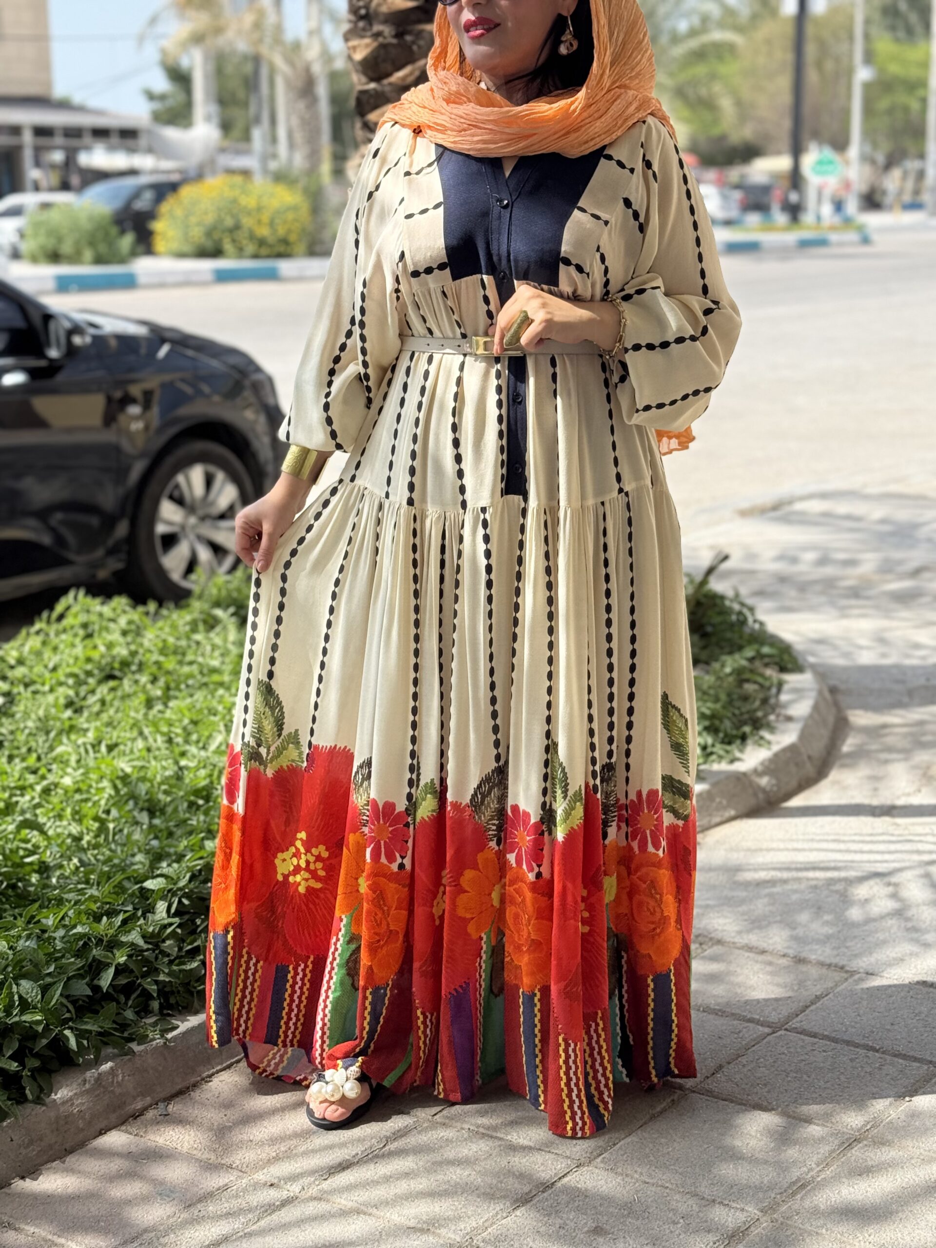 IMG_4846 پیراهن اورجینال ترک خورشید - Image 1