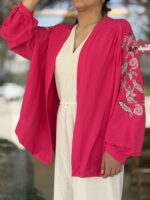 شومیز کتی اورجینال ترک یاقوت - Image 6