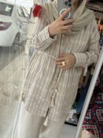 شومیز مانتویی اورجینال ترک لینن - Image 3