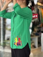 شومیز نخی اورجینال ترک طرح دوستی - Image 4