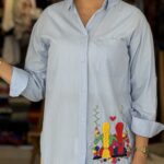 شومیز نخی اورجینال ترک طرح دوستی