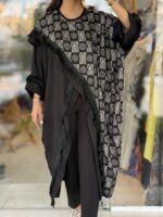 کفتان مزونی دراپه طرح طلاکوب - Image 2