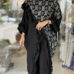 کفتان مزونی دراپه طرح طلاکوب