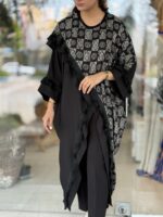 کفتان مزونی دراپه طرح طلاکوب