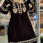 شومیز مانتویی گلدوزی اورجینال ترک
