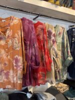 شومیز لینن ایتالیایی طرح گل - Image 4