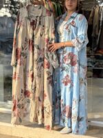 ست پیراهن و شلوار لینن ایتالیایی - Image 5