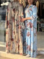 ست پیراهن و شلوار لینن ایتالیایی - Image 6