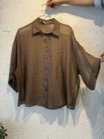 شومیز شیشه ای موکا - Image 4