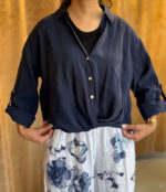 شومیز گره ای ترک برند کویین - Image 6